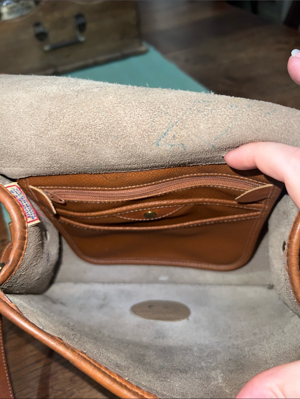 Dooney & Bourke Vintage Essex Pebble Leather Crossbody - Picture 12 of 14